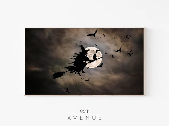 Frame Tv Art Witches  Halloween Frame Tv  Samsung Frame Tv - Etsy | Etsy (US)