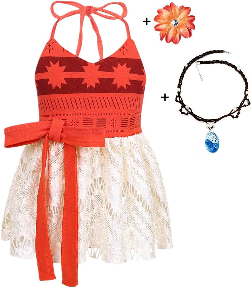 Toddler Infant Baby Girls Swimsuit Lace Halter Backless Jumpsuit Dress Tulle Sundress Outfits | Amazon (US)