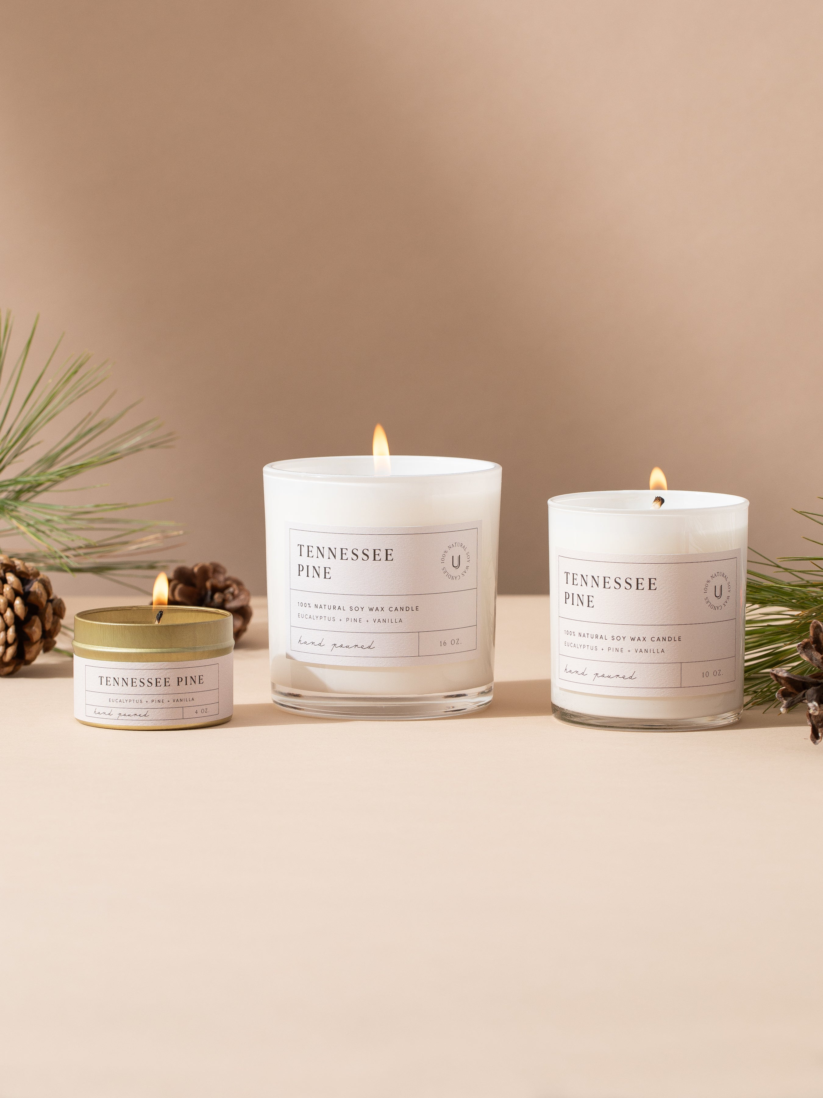 Tennessee Pine Soy Wax Candle | Lead and Nickel Free | Uncommon James Home | Uncommon James
