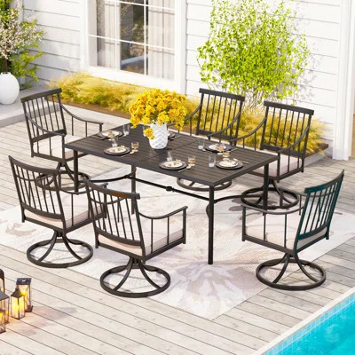 Argyri Rectangular 6 - Person 66" Long Dining Set | Wayfair North America
