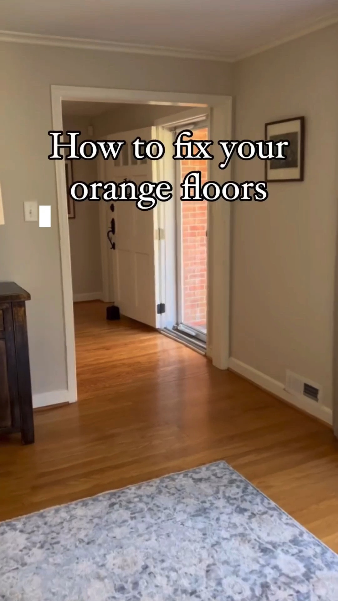 This sealer is a miracle worker!
Real wood yellows over time with the addition of polyurethane or varnish. Especially if they were last finished before the 1990’s. 

So sand off that old finish and add something new. 

*Products with a bit of a white tint will help keep it from happening again! 


#ellenfleckinteriors #woodfloor #oakflooring #orangewood #woodfloorsanding #woodflooring #orangefloors #refinishfloors #interiordesigner #interiordesign #interiordesignideas #interiortransformation #homedecortips #interiordesigninspiration #interiordesignlovers #interiordesigntrends #interiordesigntips #interiordesigngoals #homedecorinspo #interiordecorating #interiorinspiration #decoratingtips

#LTKHome #LTKVideo #LTKFamily