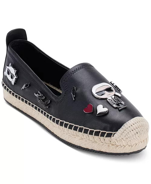 Women's Michaela Embellished Slip-On Espadrille Flats | Macy's