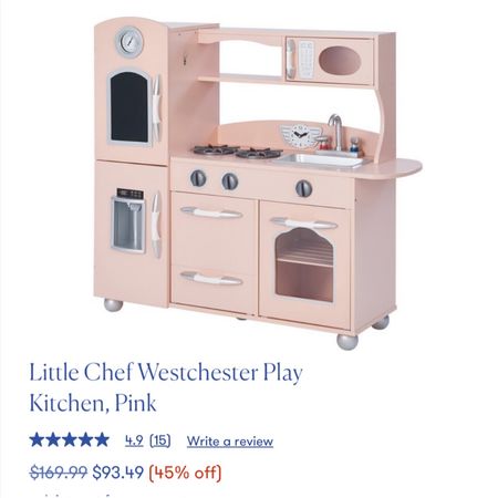 The cutest play kitchen!! We have this one and it looks so cute  

#LTKHolidaySale #LTKGiftGuide #LTKkids
