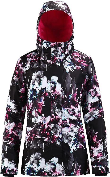 GSOU SNOW Womens Ski Jacket Sonw Coat Waterproof Insulated Snowboard Jacket Hooded | Amazon (US)