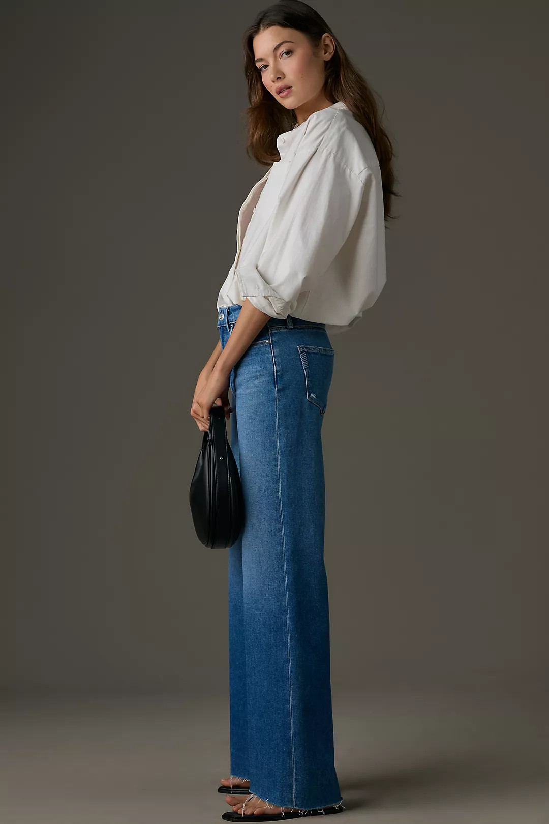 PAIGE Anessa High-Rise Wide-Leg Jeans | Anthropologie (US)