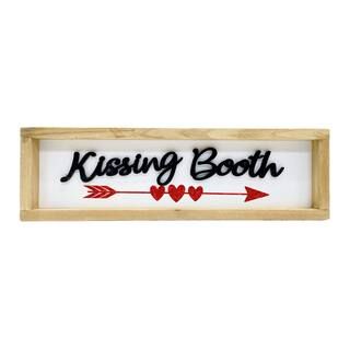 14" Kissing Booth Framed Tabletop Sign by Ashland® | Michaels Stores