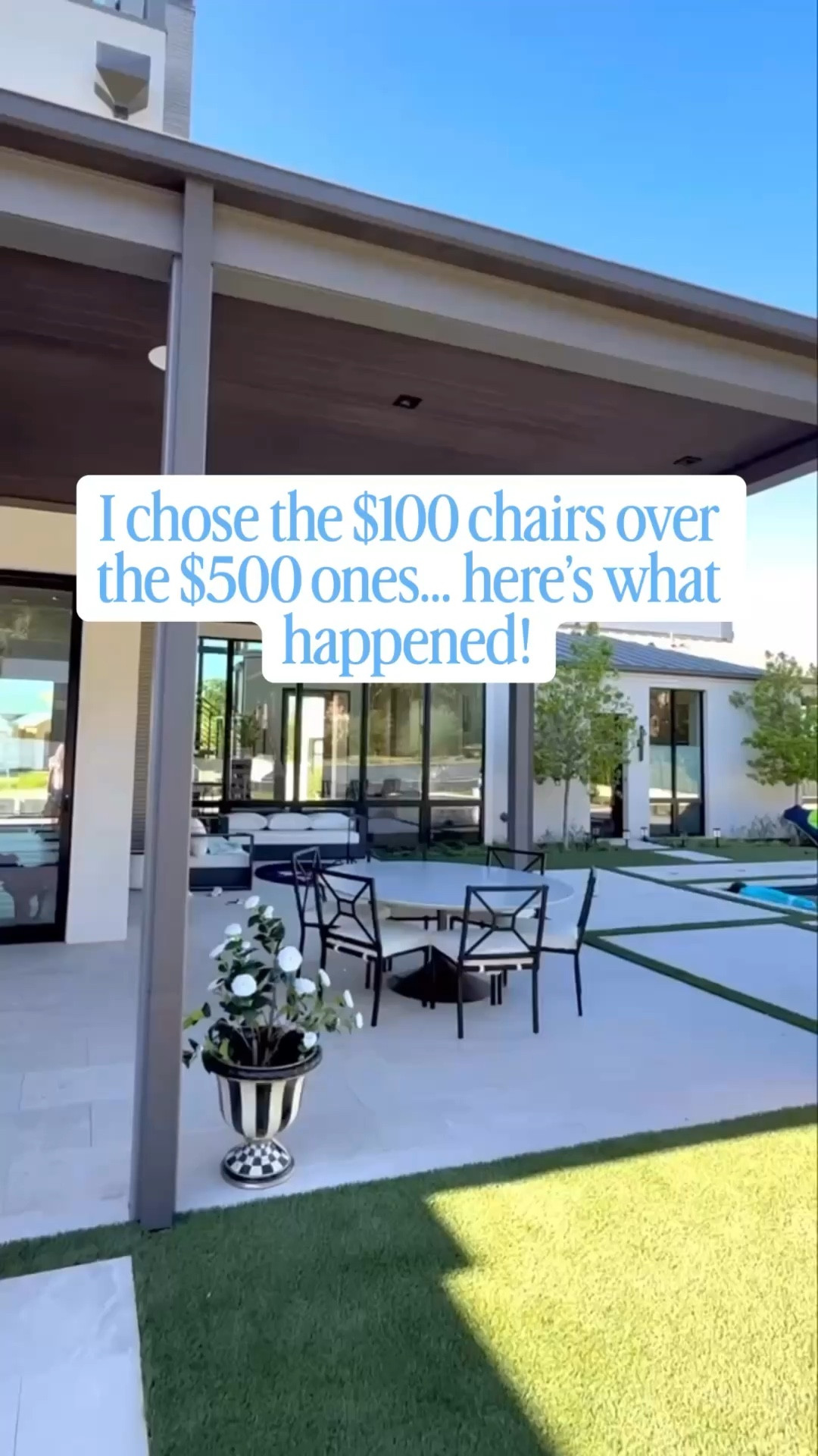Will never get over how much I love my @Wayfair outdoor dining chairs!! Such a great price for the look and quality! #Ad #wishyouwerehere #outdoor#Wayfair #WayfairPartner

#LTKSeasonal #LTKSaleAlert #LTKHome