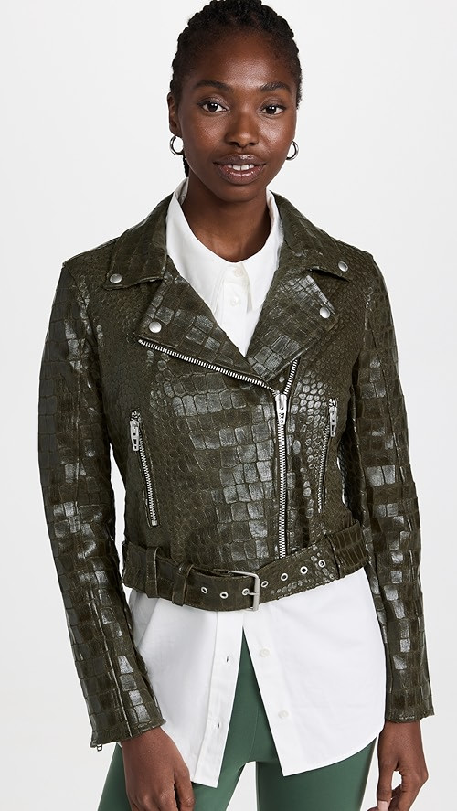 BLANKNYC Unexpected Impulse Croc Moto Jacket | SHOPBOP | Shopbop