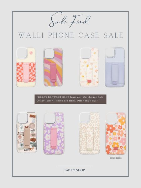 Walli phone case warehouse sale!!! Such cute phone cases for under $30! 

#LTKsalealert