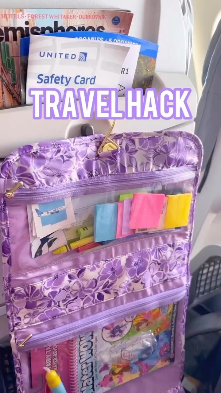 The best travel hack for flights or road trips! I bought these toiletry bags at homegoods but linking similar ones here! Keep them hidden until the trip to make everything seem more special!

#LTKkids #LTKtravel #LTKfamily