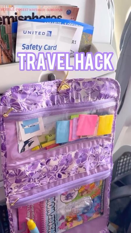 The best travel hack for flights or road trips! I bought these toiletry bags at homegoods but linking similar ones here! Keep them hidden until the trip to make everything seem more special!

#LTKkids #LTKtravel #LTKfamily