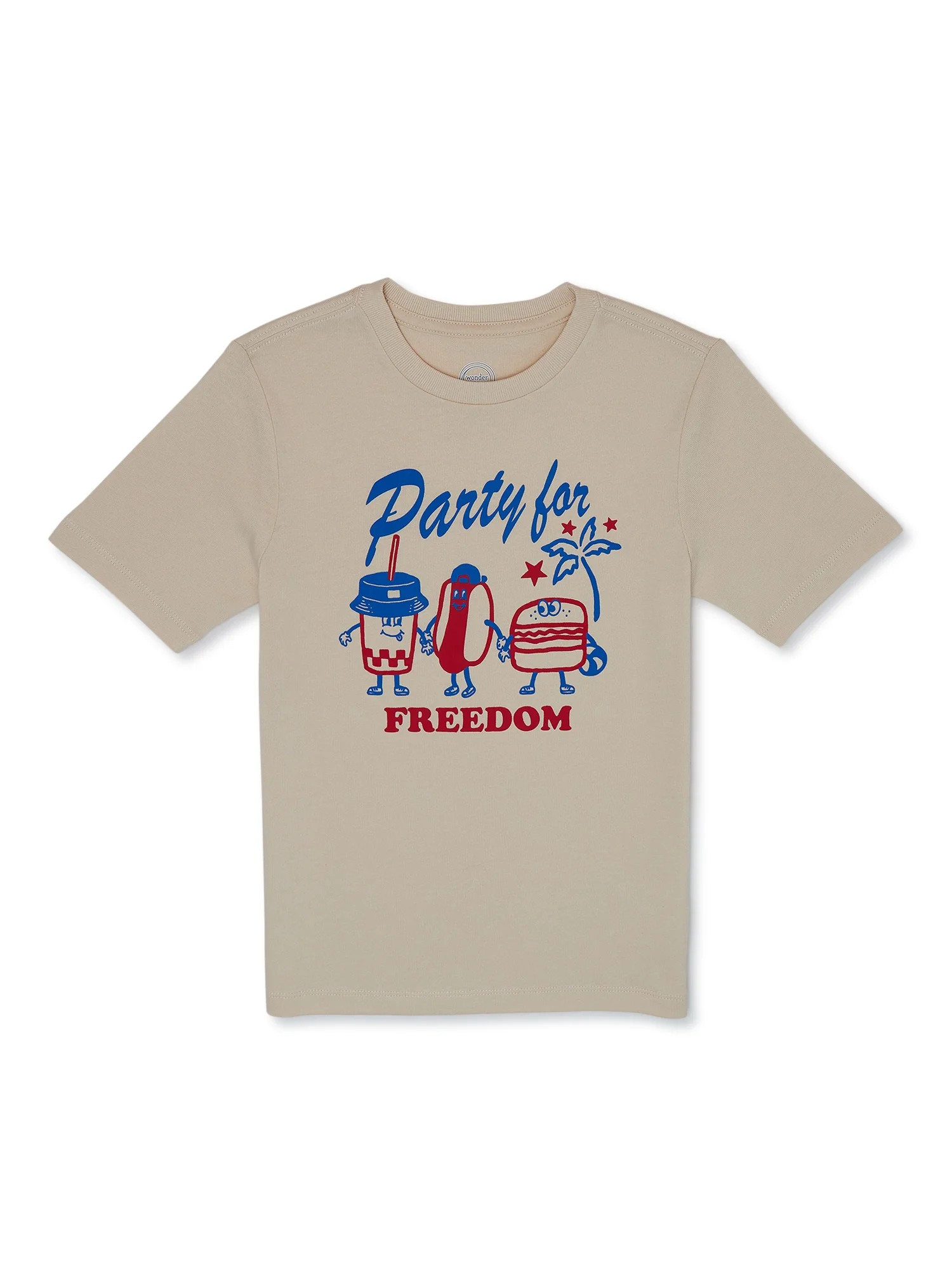 Wonder Nation Boys Americana T-Shirt, Sizes 4-18 & Husky | Walmart (US)