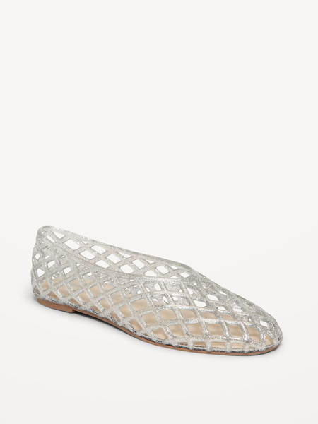 Jelly Lattice Ballet Flats | Old Navy (US)