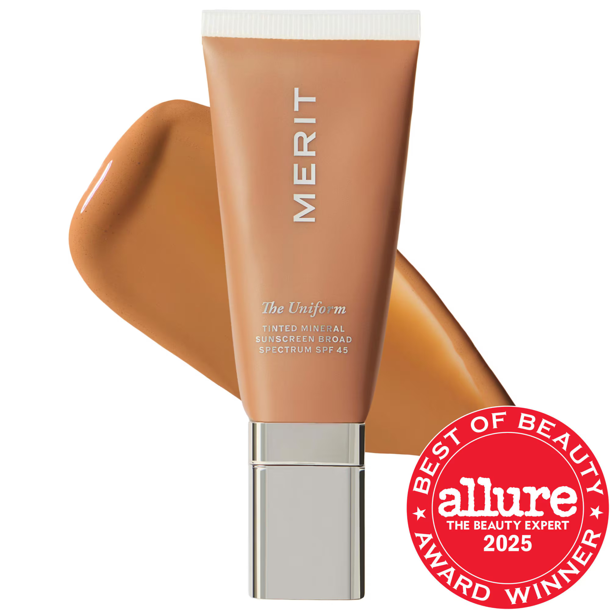 MERIT The Uniform Tinted Mineral Sunscreen Broad Spectrum SPF 45 12 1.7 oz/50 mL | Sephora (US)