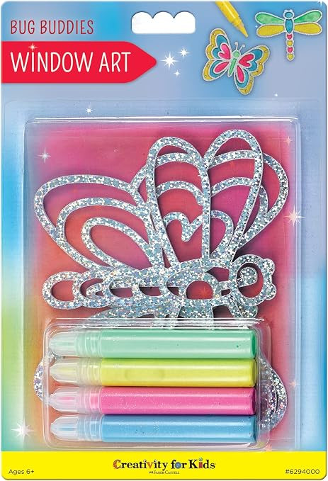 Creativity for Kids Window Art Bug Buddies - Create Your Own Window Art, Suncatcher Kits for Kids... | Amazon (US)
