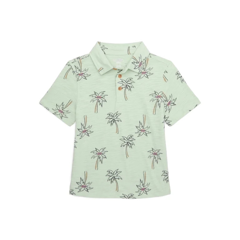 365 Kids From Garanimals Boys Mix and Match Short Sleeve Print Polo, Sizes 4-10 | Walmart (US)