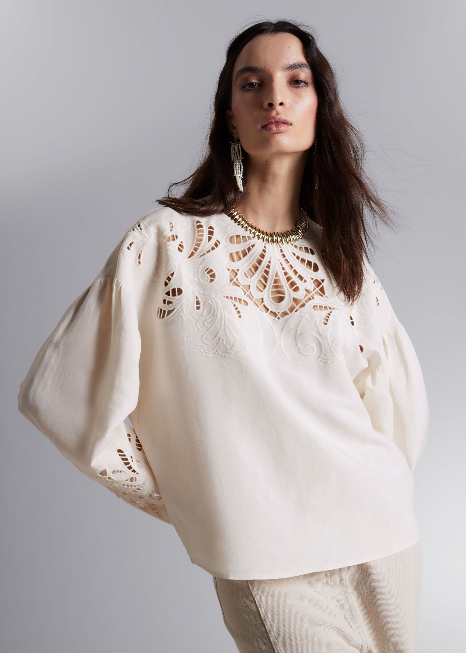 Broderie Anglaise Blouse | & Other Stories US
