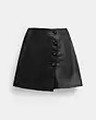 Asymmetrical Leather Skirt | Coach Outlet US