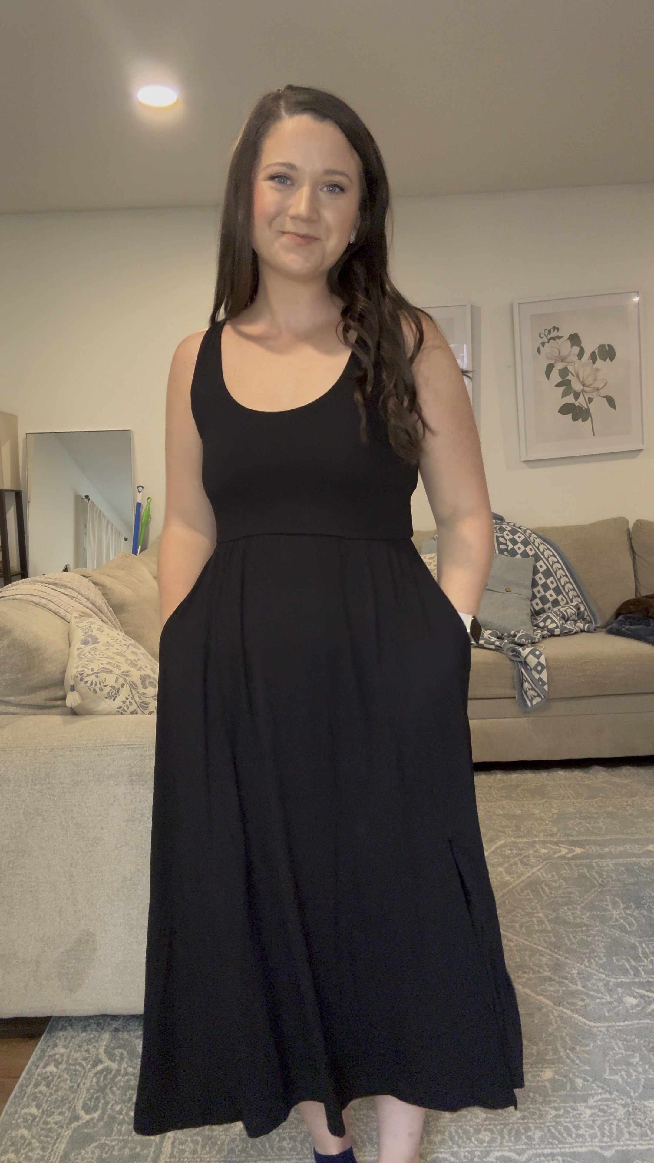 T shirt dress. Midi dress. Ballet dress. Fall outfit 