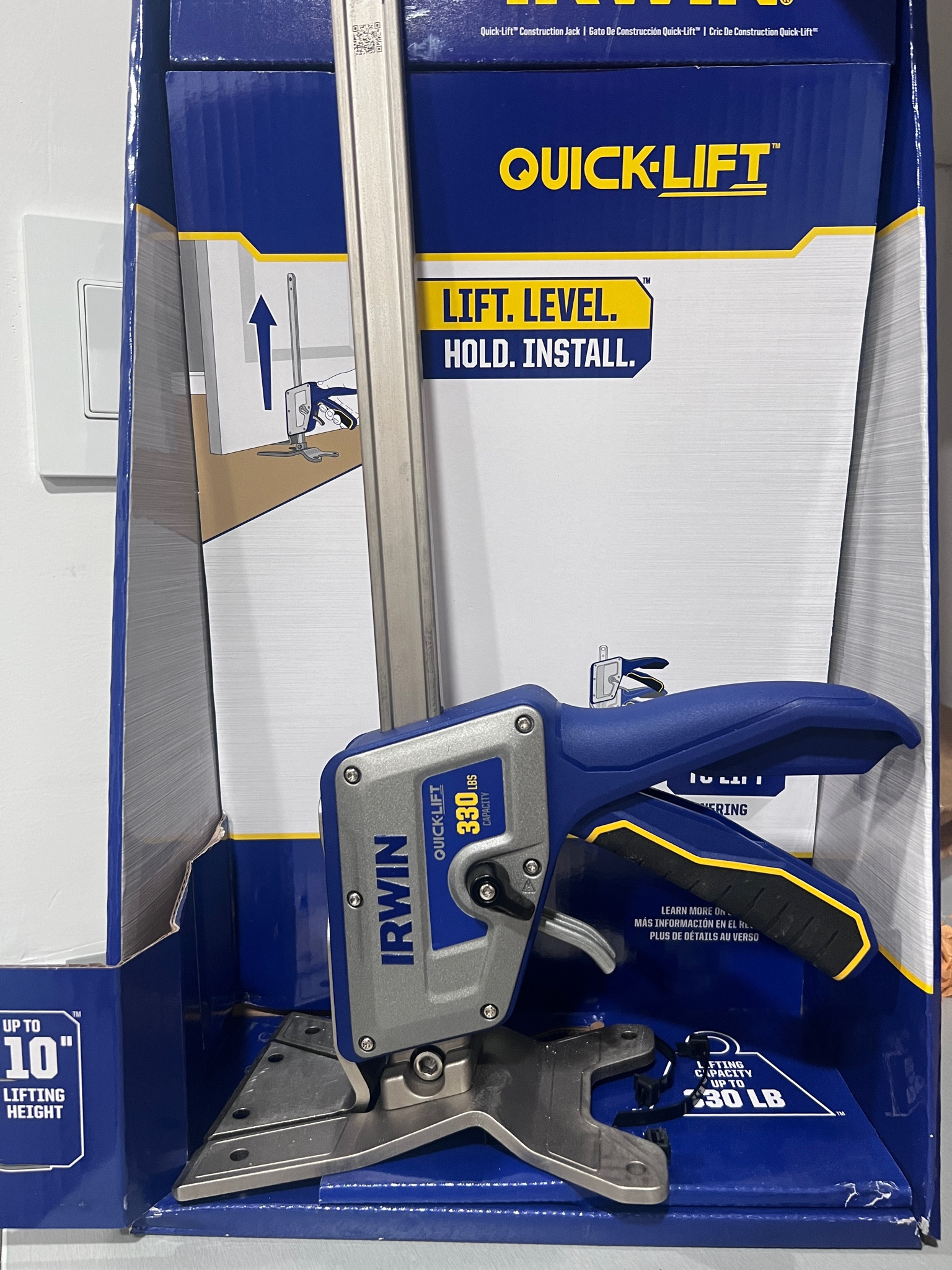 I call this the marriage saver 😂

Trying to lift a big, awkward cabinet off the floor and on to the wall bracket and keeping it level is….challenging. 

#Diy #homeimprovement #remodel #tools

This handy dandy tool helped to crank those babies up and hold them while we leveled and attached them to the wall. 

Highly recommend especially for you unintentional DIYers 🤪

#LTKFindsUnder100 #LTKHome