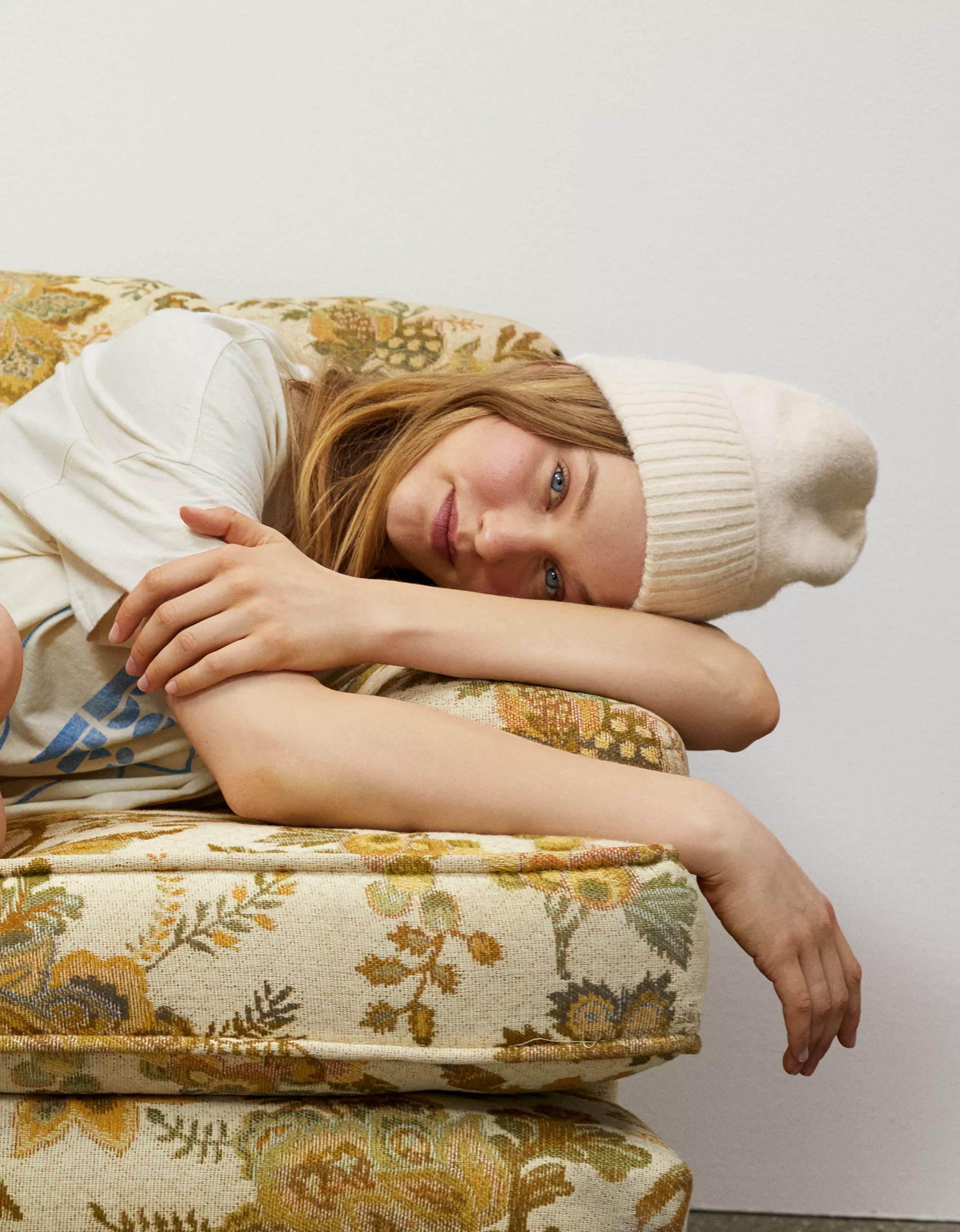 Aerie x Emily + Meritt Fuzzy Knit Beanie | Aerie