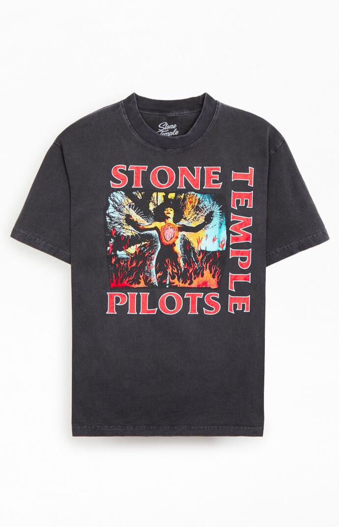 Men's Stone Temple Pilots T-Shirt in Black - Size Small | PacSun