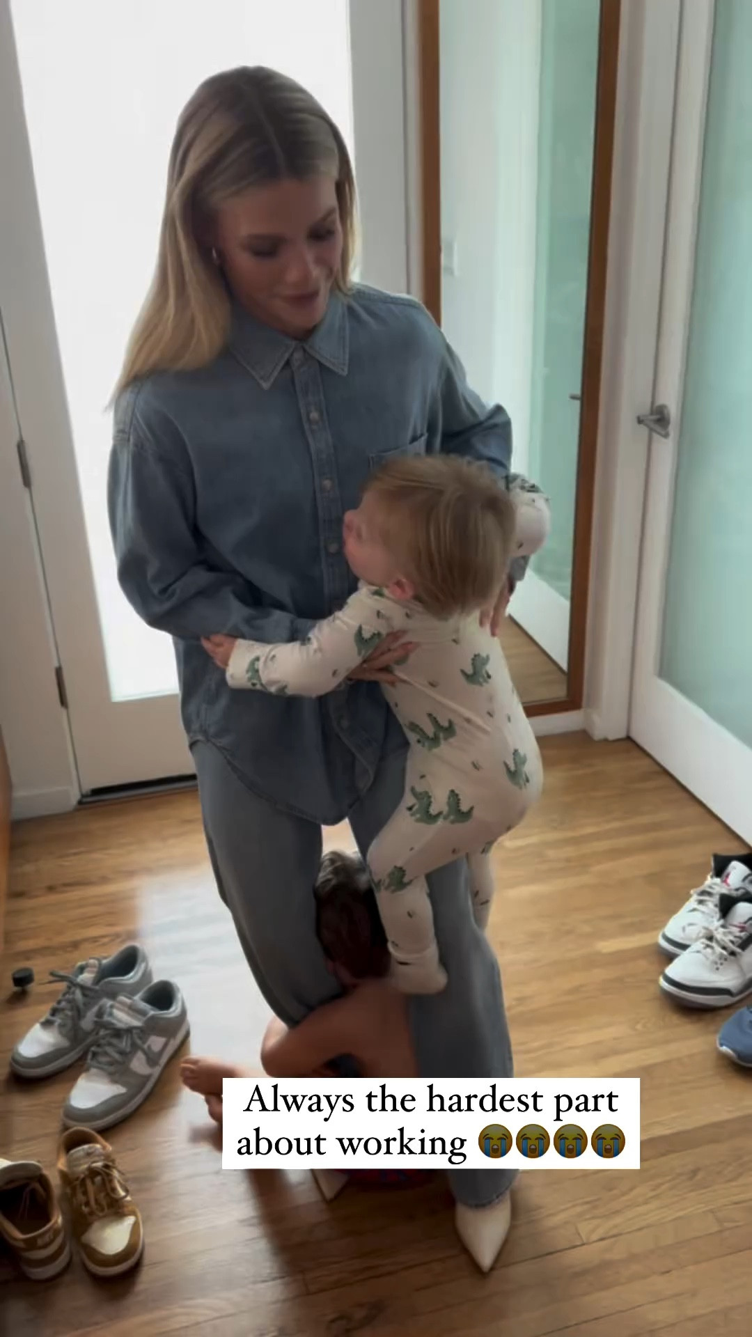 Always tough to leave! This denim on denim look is one of my favorites! 

denim l fall outfi