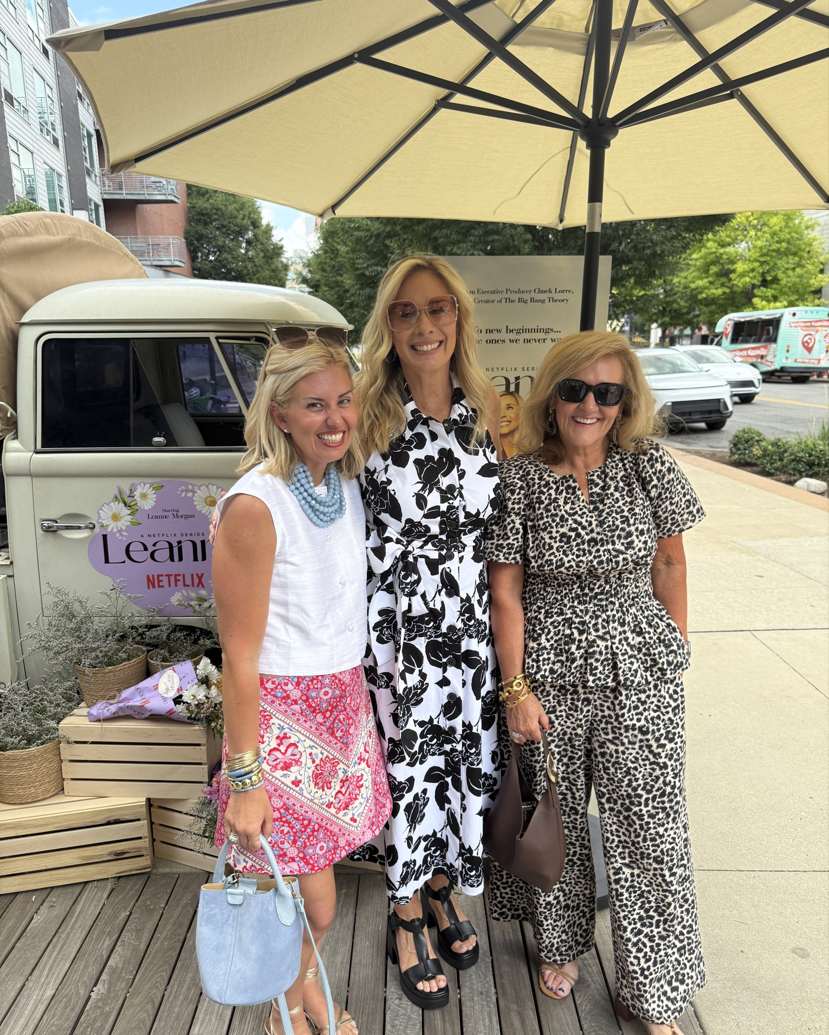 Had a fun morning out in the gulch in Nashville meeting Leanne Morgan! Go watch her show! 

Loved my linen somerset top & pants. Pants are on sale. Wearing a medium. In the top and bottom. I’ll link a few cute options for other tops with these pants. 


Anthropologie linen pants leopard pants 

#LTKParties #LTKOver40 #LTKSaleAlert