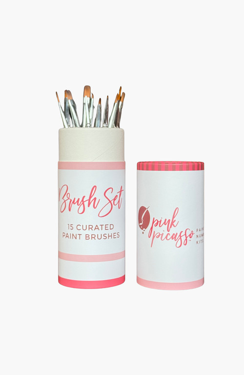 Pink Picasso Kits Paint Brush Set in Light Beige/wood at Nordstrom | Nordstrom
