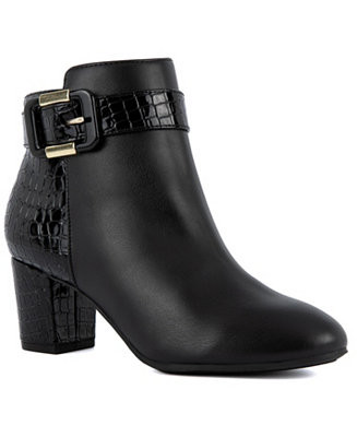 Jones New York Women's Ivyy Buckle Block Heel Booties - Macy's | Macy's