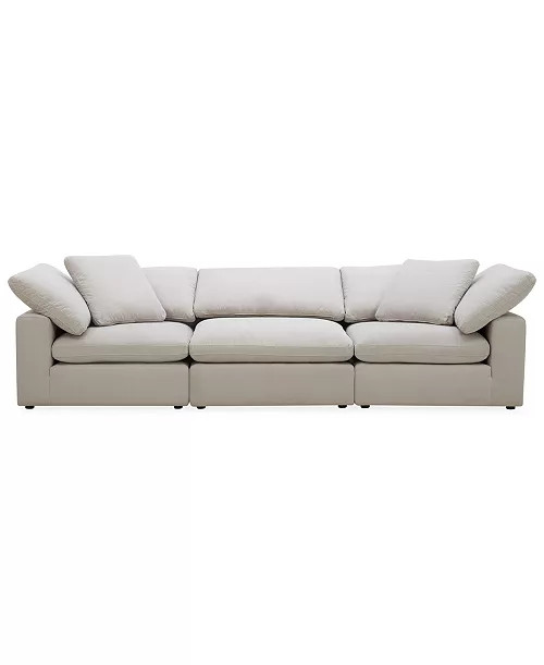 Fog 3-Pc. Fabric Sofa Set - Macy's | Macy's