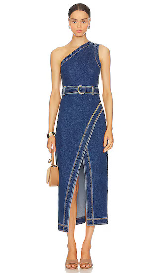 Carlisle Dress in Denim | Revolve Clothing (Global)