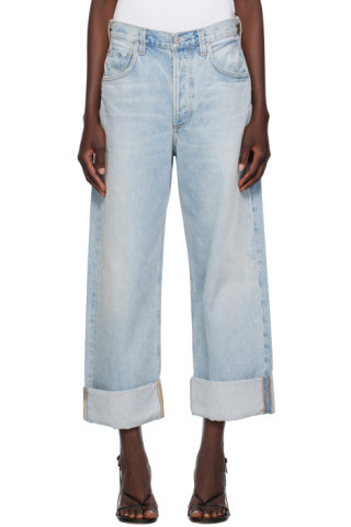 Blue Ayla Jeans | SSENSE