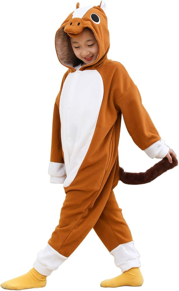 Kids Animal Onesie,One Piece Halloween Cosplay Costume Sleepwear | Amazon (US)