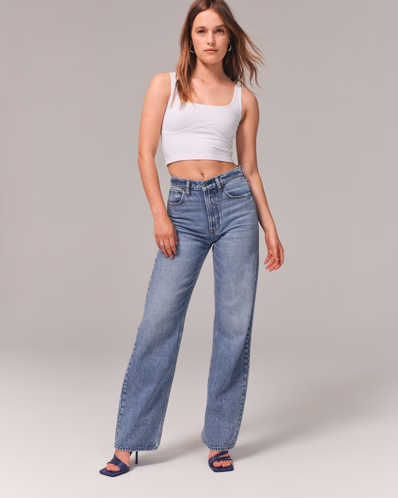 High Rise Loose Jean | Abercrombie & Fitch (US)