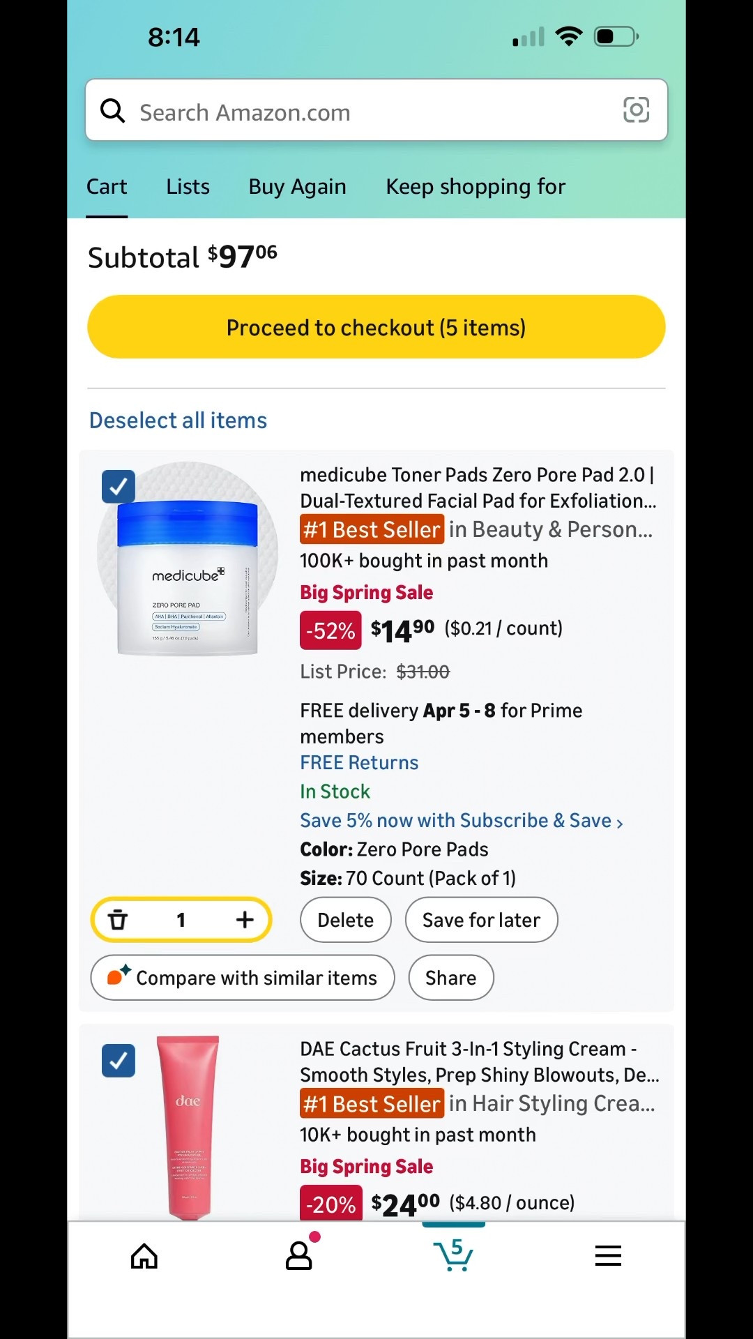 Amazon sale order! 

#LTKgrwm #LTKSaleAlert #LTKmomlife