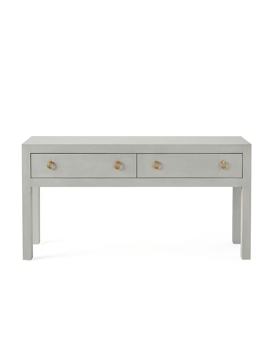 Driftway Console - Dove | Serena and Lily