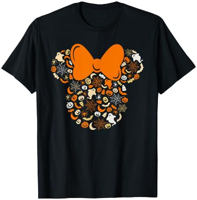 Disney Minnie Mouse Halloween Ghosts Pumpkins Spiders T-Shirt Small | Amazon (US)