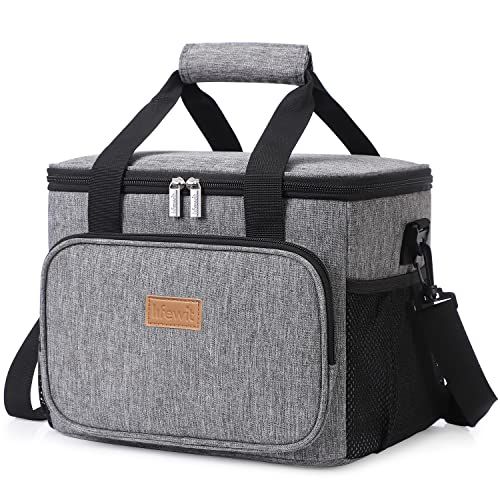 Lifewit Large Lunch Bag 24-Can (15L) Insulated Lunch Box Soft Cooler Cooling Tote for Adult Men Wome | Amazon (US)