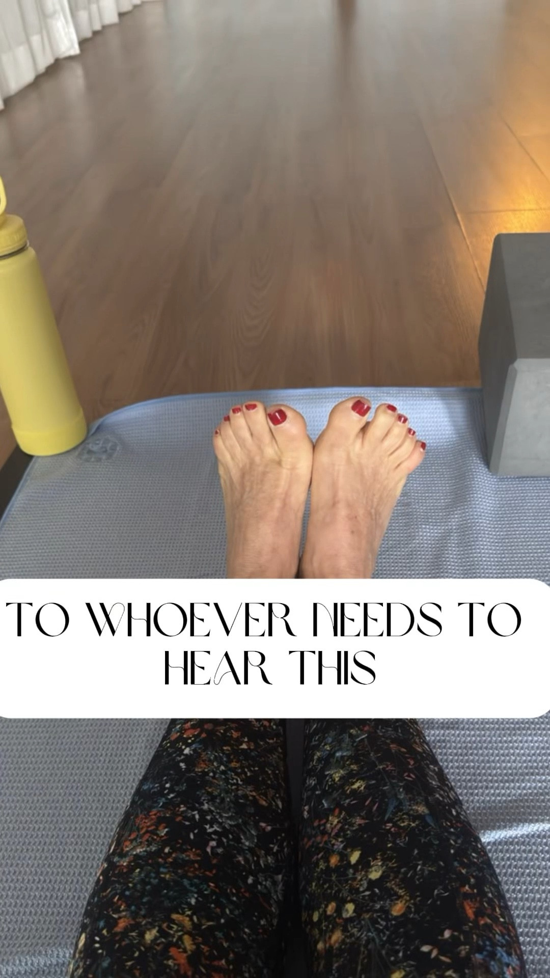 First Monday of 2026 and I am back on the mat! Yoga is my favorite form of self care and exercise, it feels good to be back in the routine! 

#LTKOver40 #LTKselfcare #LTKfitnessgoals