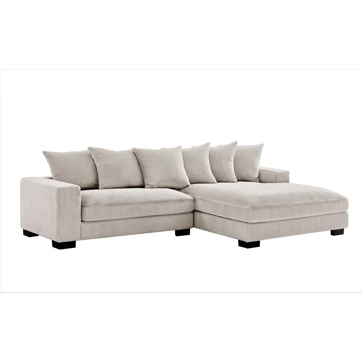 2 - Piece Corduroy Sectional | Wayfair North America