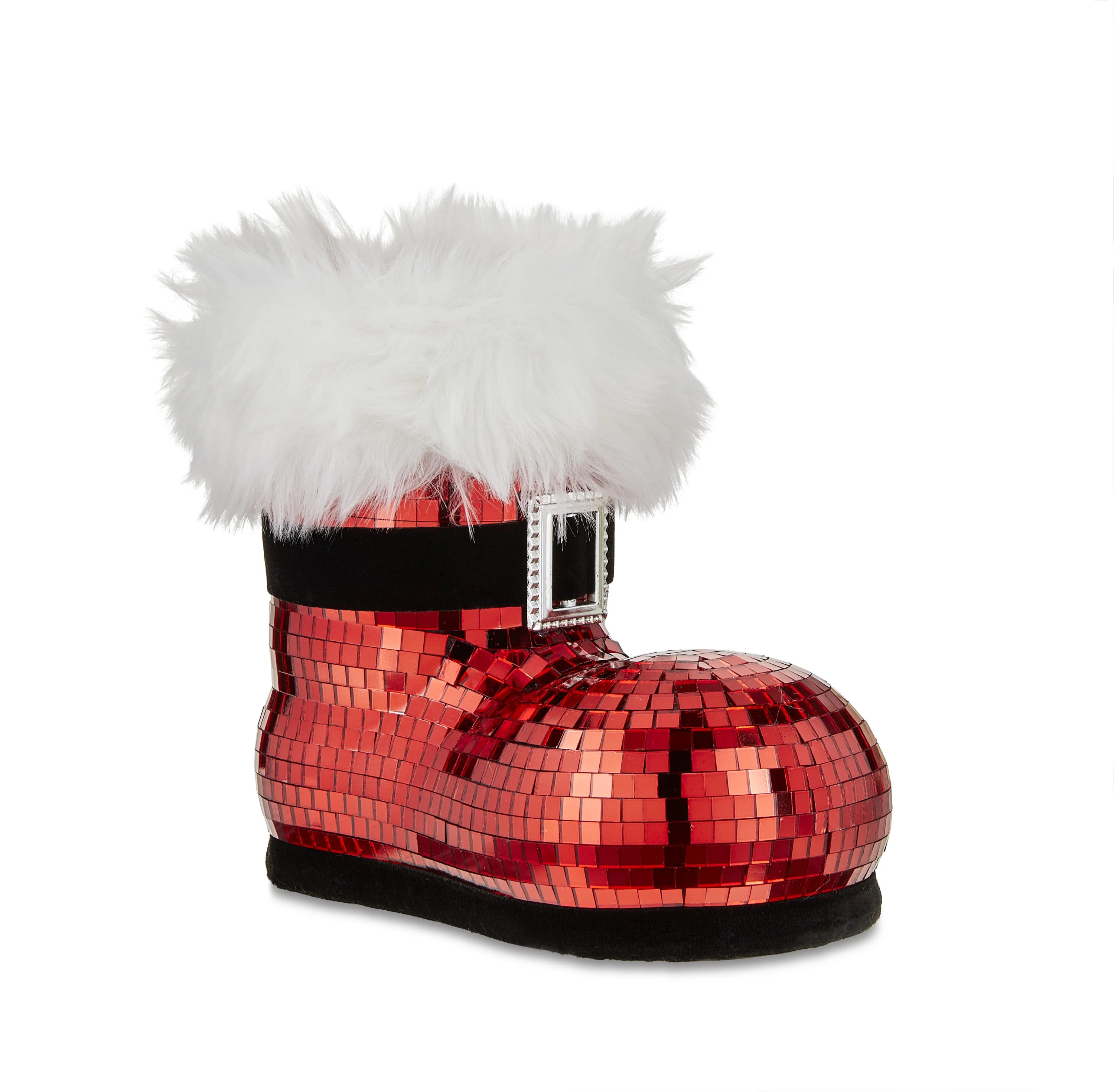 Santa Red Disco Boot, 6 in, Holiday Time | Walmart (US)