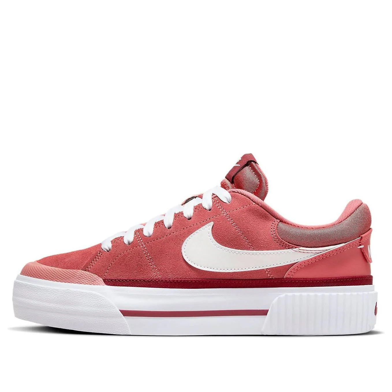 (WMNS) Nike Court Legacy Lift 'Red White' | KICKS CREW