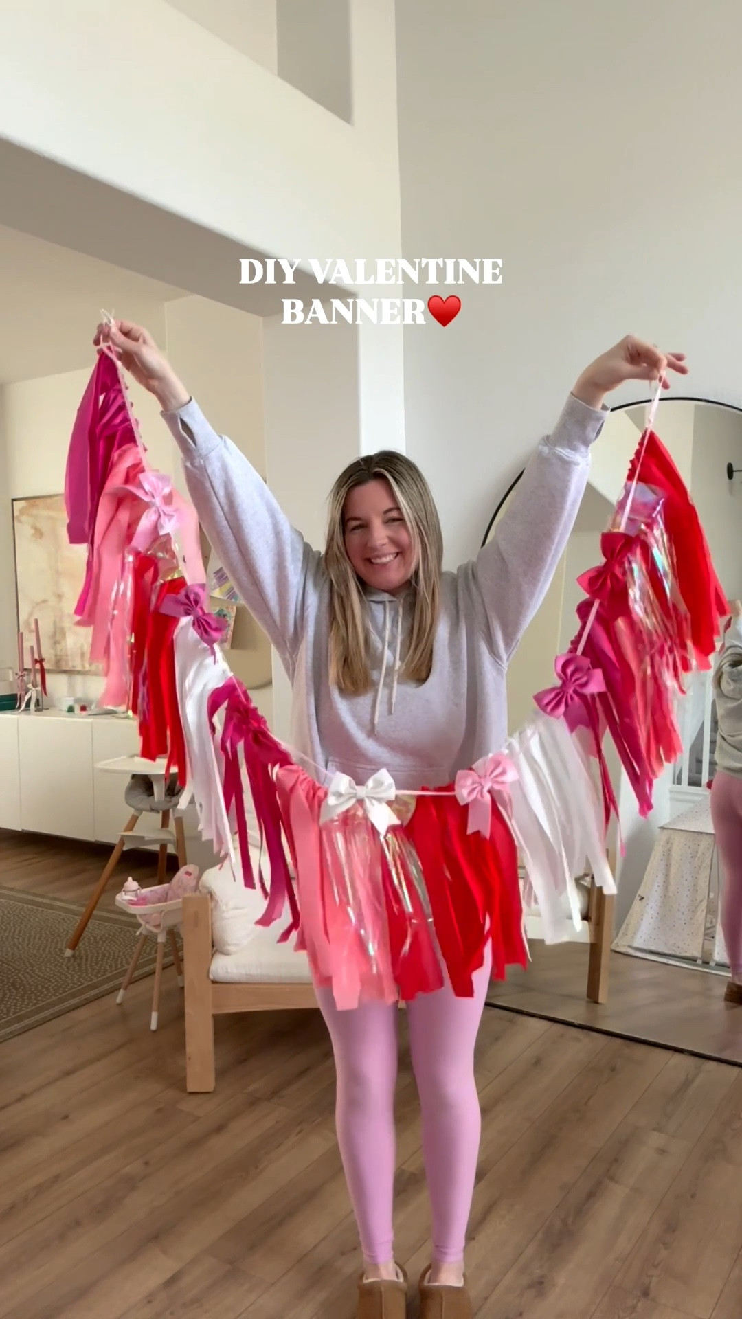 DIY valentine banner♥️🎀

#LTKSeasonal #LTKHome #LTKKids
