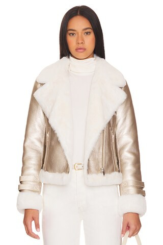 Dion Faux Fur Moto Jacket
                    
                    Generation Love | Revolve Clothing (Global)