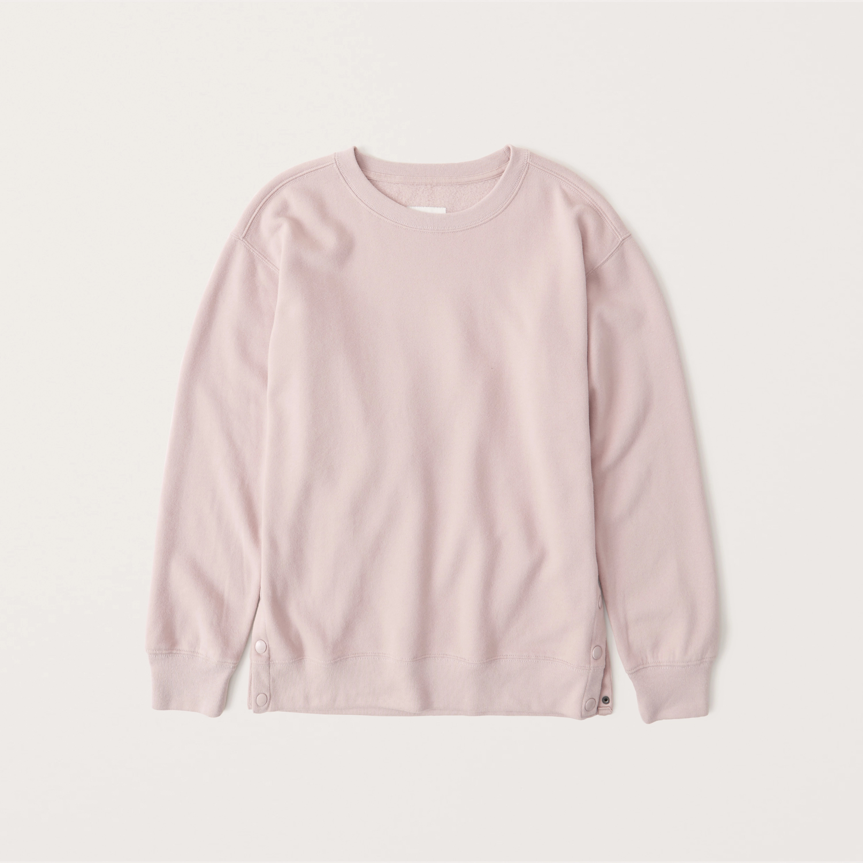 Side-Snap Boyfriend Sweatshirt | Abercrombie & Fitch (US)