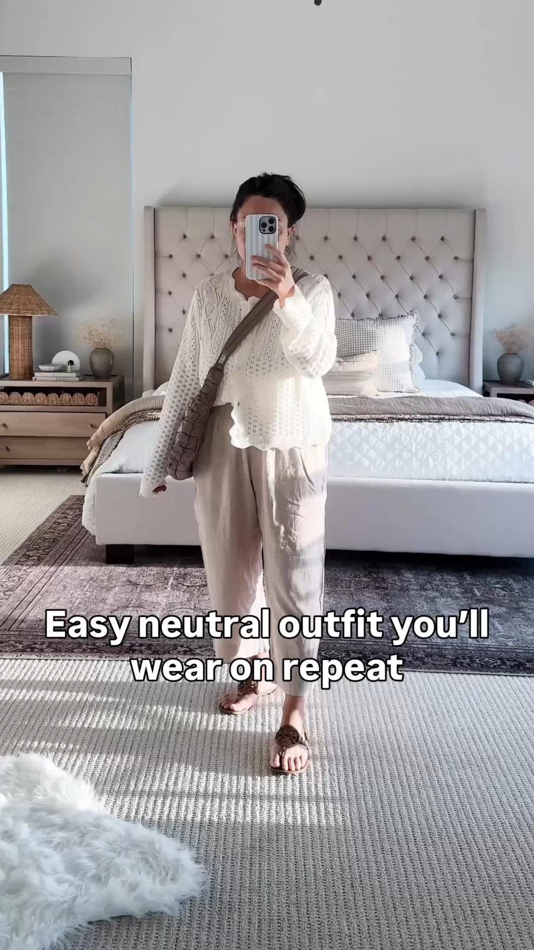 Easy neutral outfit I keep reaching for lately 🤍 these linen pants are so lightweight and come in multiple lengths which makes them such a good find for spring and summer. Paired it with a soft knit from Target for an effortless everyday look you can dress up or keep casual. Follow me on LTK for daily outfit ideas, home decor & Amazon finds.

#LTKootd #LTKstorytime #LTKPetite