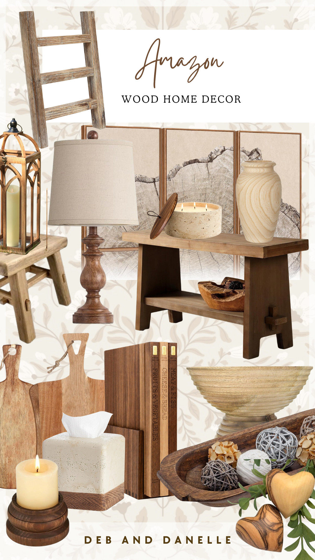 We use a woods-and-whites theme for our home decor. Here are some wood home decor pieces from Amazon to inspire your space, including a few of our favorites.  

 #LTKHome