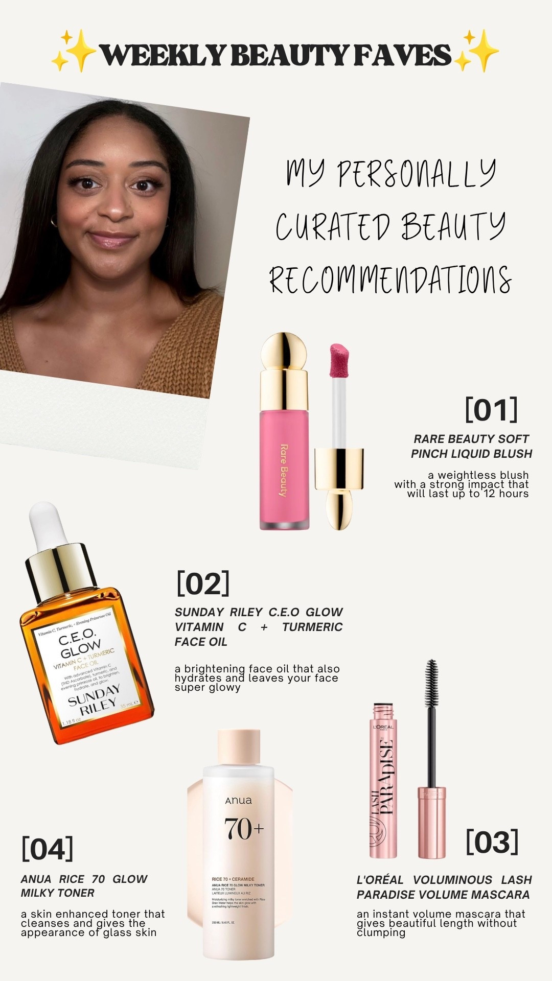 Weekly Beauty Faves #5 - Newsletter Picks

#LTKselfcare #LTKgrwm #LTKBeauty