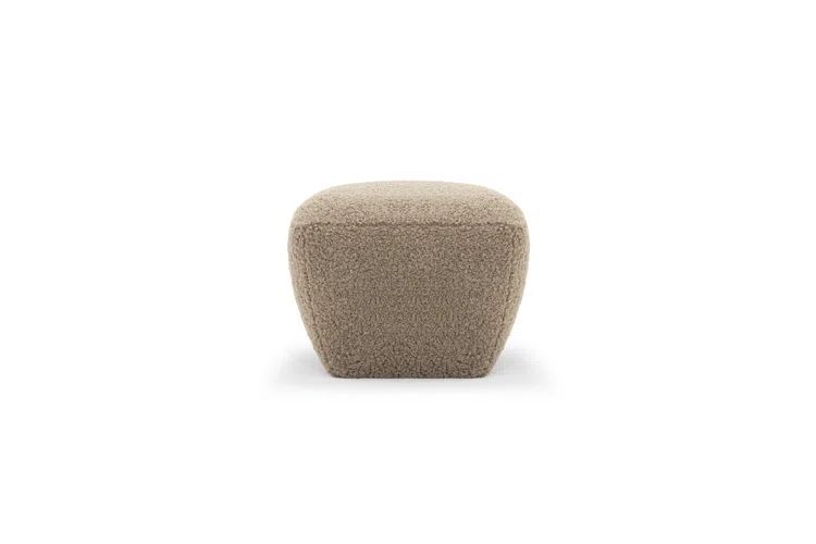 Kora 19.68" Wide Round Pouf Ottoman | Wayfair North America